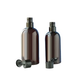 280ml420ml long neck high neck oblique shoulder round bottle PET shampoo conditioner bottle