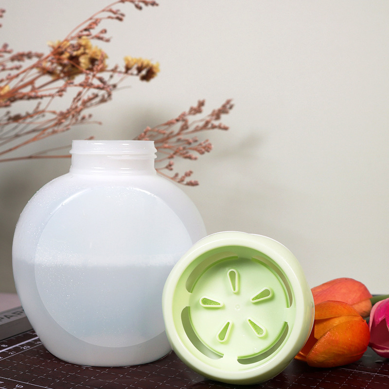 350ML flower foam bottle children's hand sanitizer bottle 500ml shower gel bottle mousse bottle portable press PE bottle