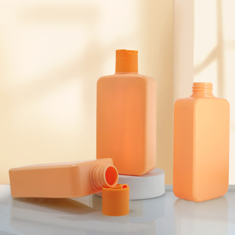 300ml Plush Yellow Ginger Shampoo Bottle HDPE Shower Gel Conditioner Bottle Cosmetic Lotion Dispensing Bottle