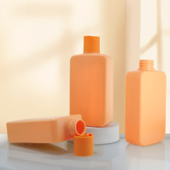 300ml Plush Yellow Ginger Shampoo Bottle HDPE Shower Gel Conditioner Bottle Cosmetic Lotion Dispensing Bottle