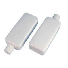 400ml shampoo bottle PET flat bottle 28 teeth high neck mouthwash bottle oral odor cleaner bottle