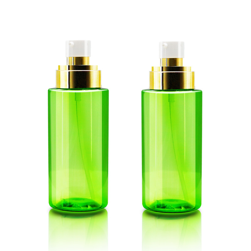 200ml250ml300ml short fat flat shoulder cylindrical bottle PET lotion bottle shower gel body lotion sub-bottle