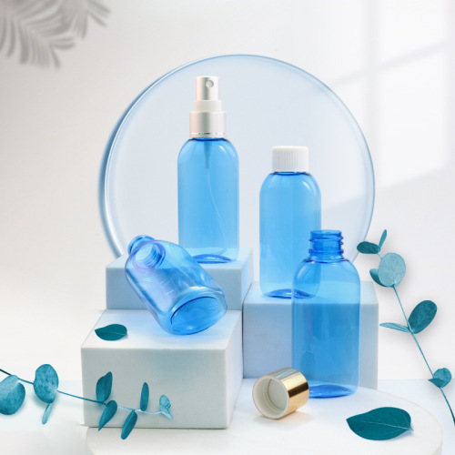 50ml oval flat bottle disinfectant sample bottle butterfly flip cover cosmetic lotion trial sample bottle