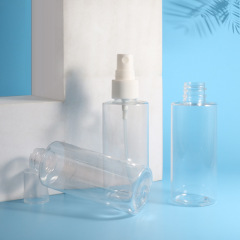 80ml spray bottle pet transparent plastic bottle disinfectant bottle flat shoulder series makeup remover water bottling disinfectant water bottle