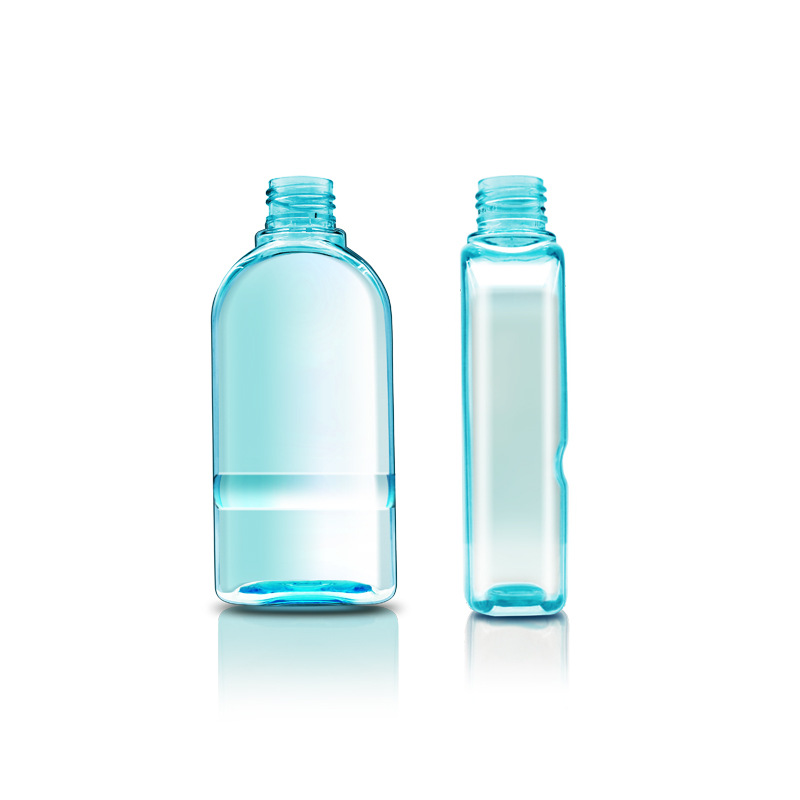 180ml eye wash bottle eye care liquid cleaning liquid bottle semi-transparent blue PET disposable gel bottle