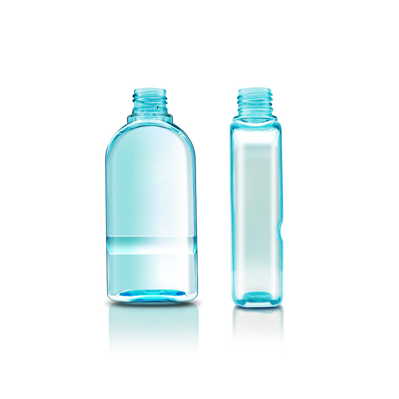 180ml eye wash bottle eye care liquid cleaning liquid bottle semi-transparent blue PET disposable gel bottle
