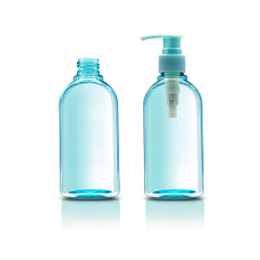 180ml eye wash bottle eye care liquid cleaning liquid bottle semi-transparent blue PET disposable gel bottle