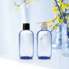250ml oblique shoulder round bottle with Qianqiu cover body lotion essential oil lotion bottle cosmetics packaging bottle