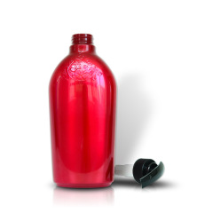 750ml high-grade shampoo bottle PET high-gloss red shower gel conditioner bottle