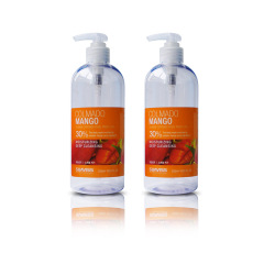 550ml oblique shoulder PET cylindrical bottle push-type lotion bottle shampoo hand soap shower gel bottle