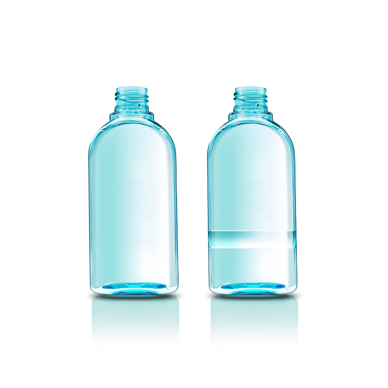 180ml eye wash bottle eye care liquid cleaning liquid bottle semi-transparent blue PET disposable gel bottle