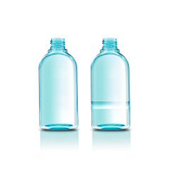 180ml eye wash bottle eye care liquid cleaning liquid bottle semi-transparent blue PET disposable gel bottle