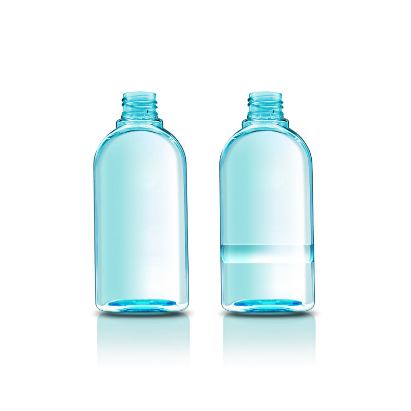 180ml eye wash bottle eye care liquid cleaning liquid bottle semi-transparent blue PET disposable gel bottle