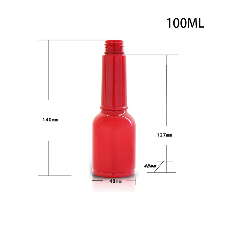 100ml car air conditioning cleaning disinfectant deodorant bottle PET long neck fuel treasure gasoline additive bottle