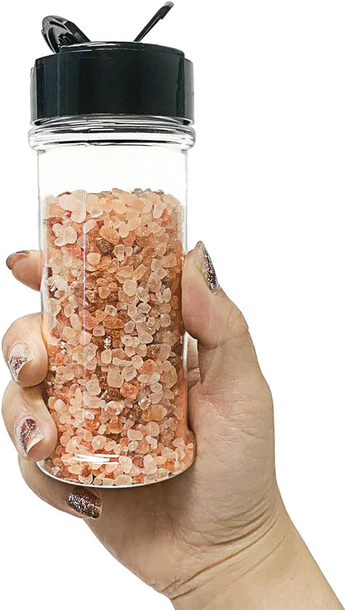 250ml seasoning bottle transparent plastic cylinder bottle pepper barbecue powder can salt MSG seasoning bottle