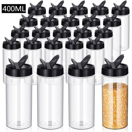 PET large capacity butterfly cover seasoning bottle kitchen seasoning bottle pepper salt barbecue BBQ powder bottle plastic bottle