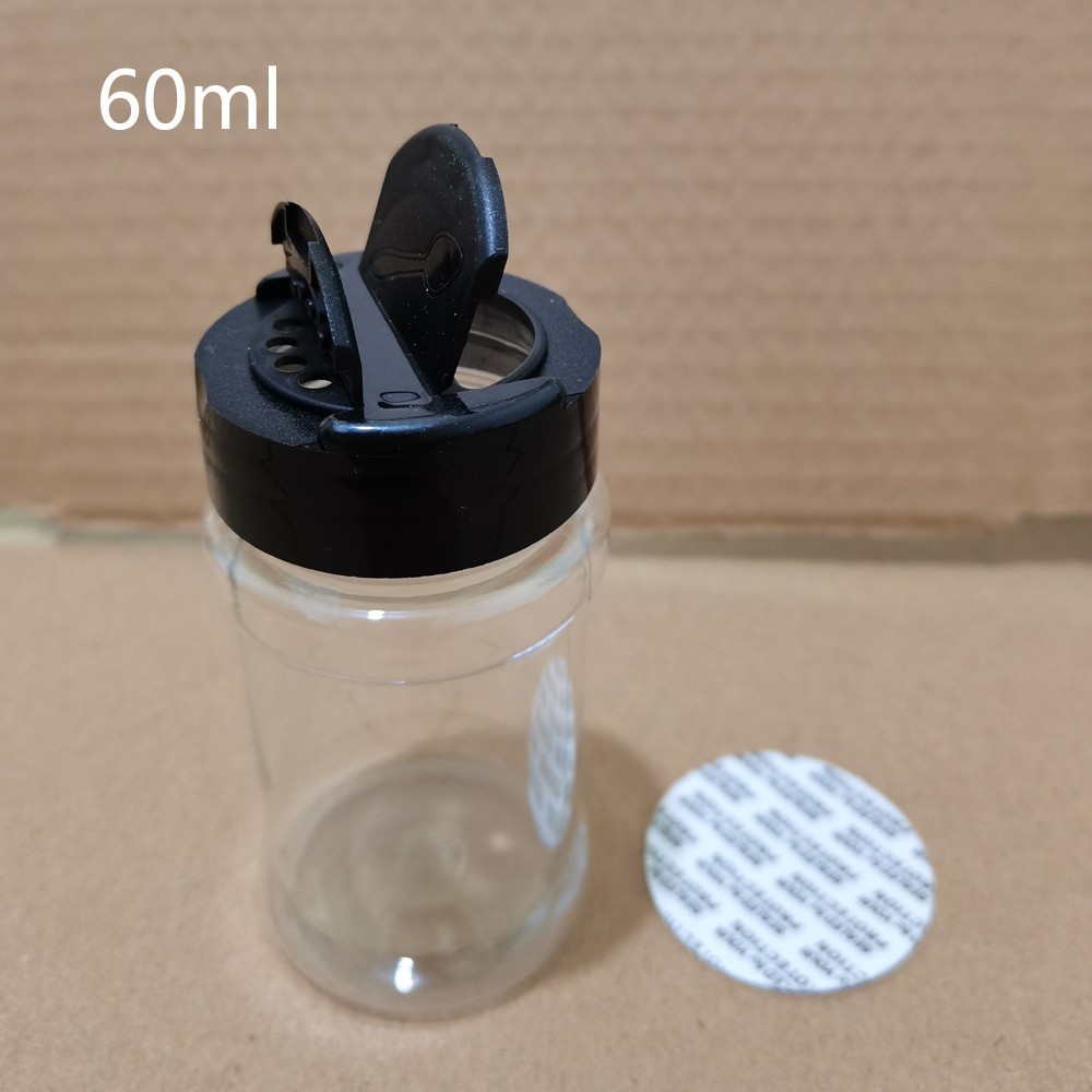 PET large capacity butterfly cover seasoning bottle kitchen seasoning bottle pepper salt barbecue BBQ powder bottle plastic bottle