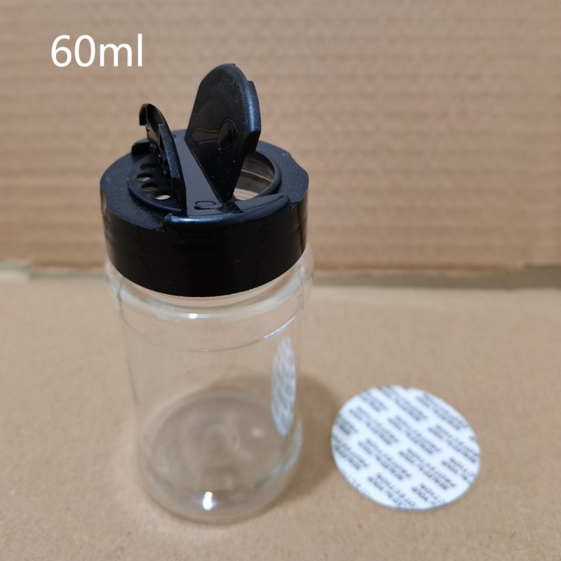 PET large capacity butterfly cover seasoning bottle kitchen seasoning bottle pepper salt barbecue BBQ powder bottle plastic bottle