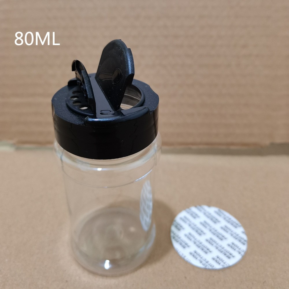 PET large capacity butterfly cover seasoning bottle kitchen seasoning bottle pepper salt barbecue BBQ powder bottle plastic bottle