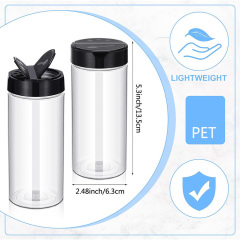 PET large capacity butterfly cover seasoning bottle kitchen seasoning bottle pepper salt barbecue BBQ powder bottle plastic bottle