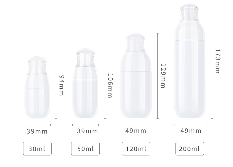 30ml,50ml,120ml,150ml,200ml Packaging PETG lotion spray bottle cosmetic essence water bottle