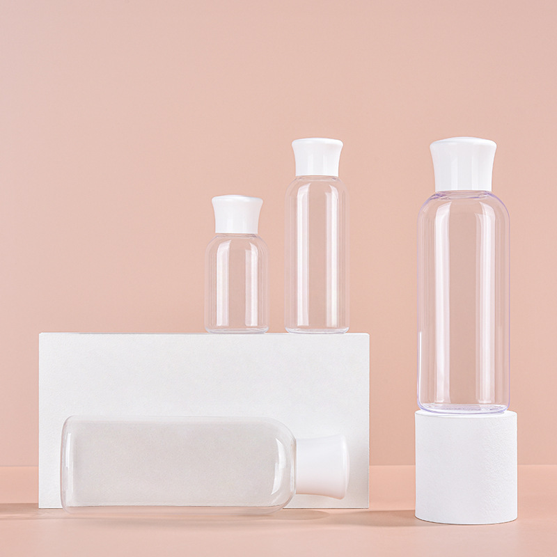 30ml,50ml,120ml,150ml,250ml,400ml Packaging PETG oval cosmetic bottle empty bottle toner pure dew lotion bottle multi-capacity set packaging material