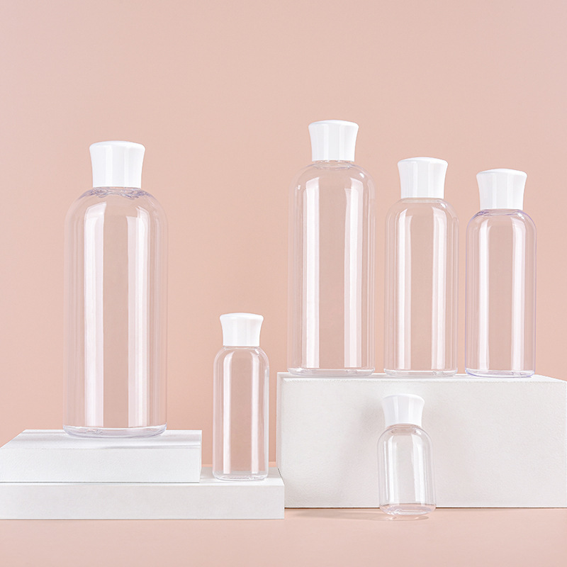 30ml,50ml,120ml,150ml,250ml,400ml Packaging PETG oval cosmetic bottle empty bottle toner pure dew lotion bottle multi-capacity set packaging material