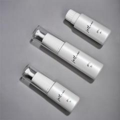 30ml,40ml,50ml Packaging PETG cosmetic bottle essence water lotion spray bottle