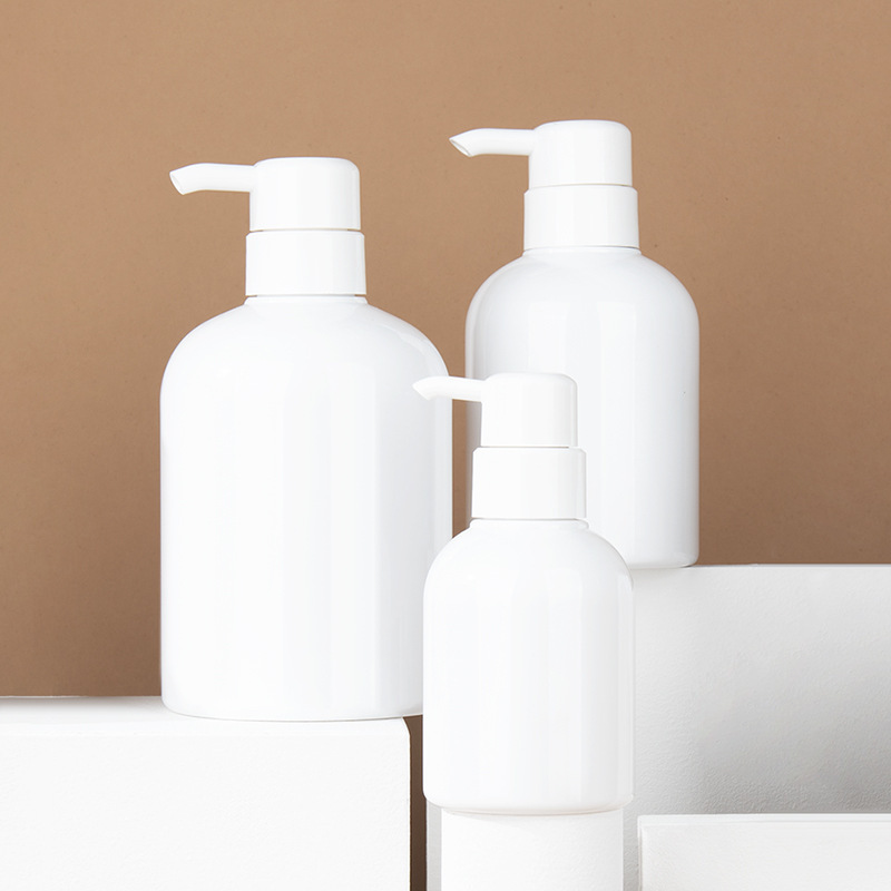 300ML，400ML，500ML，600ML PET lotion shower gel shampoo hand soap large capacity empty bottle packaging material