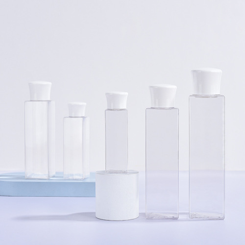 30ml,50ml,100ml,150ml,200ml Packaging PETG square bottle screw cap lotion bottle toner moisture bottling