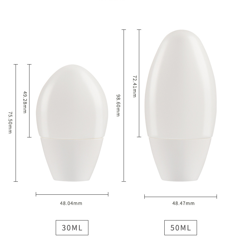 30ml,50ml PE lotion bottle 30g50g inverted hose squeeze sunscreen bottle isolation cream hand cream bottle sub-bottle