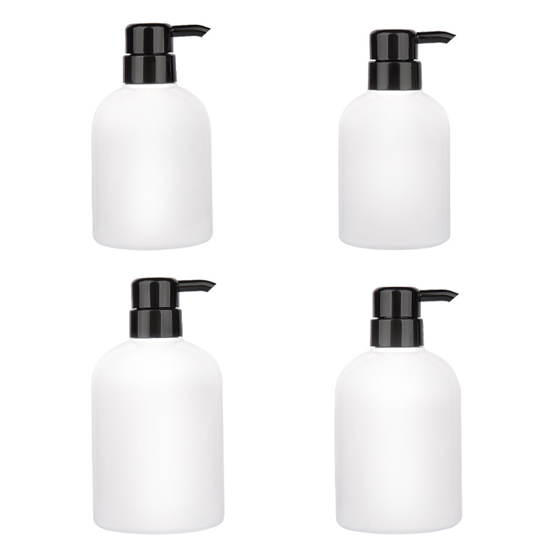 300ML，400ML，500ML，600ML PET lotion bottle hand soap shower gel shampoo large capacity empty bottle set