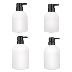 300ML，400ML，500ML，600ML PET lotion bottle hand soap shower gel shampoo large capacity empty bottle set