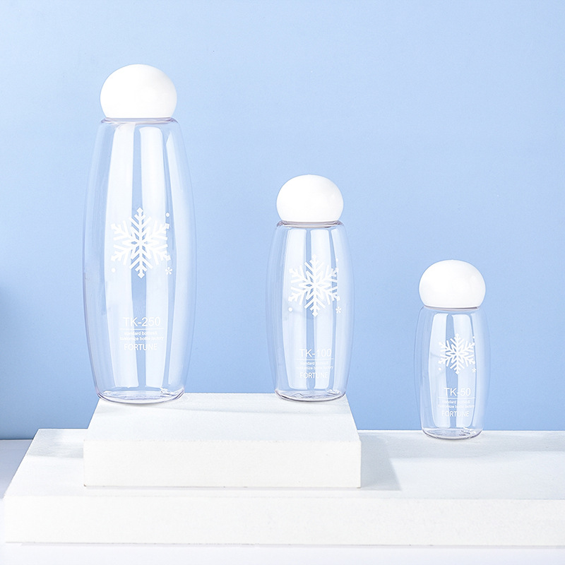 20ml,30ml,50ml,60ml,80ml,100ml,125ml,150ml,200ml,250ml PETG oval screw cap cosmetics packaging bottle toner pure dew multi-capacity set empty bottle packaging material