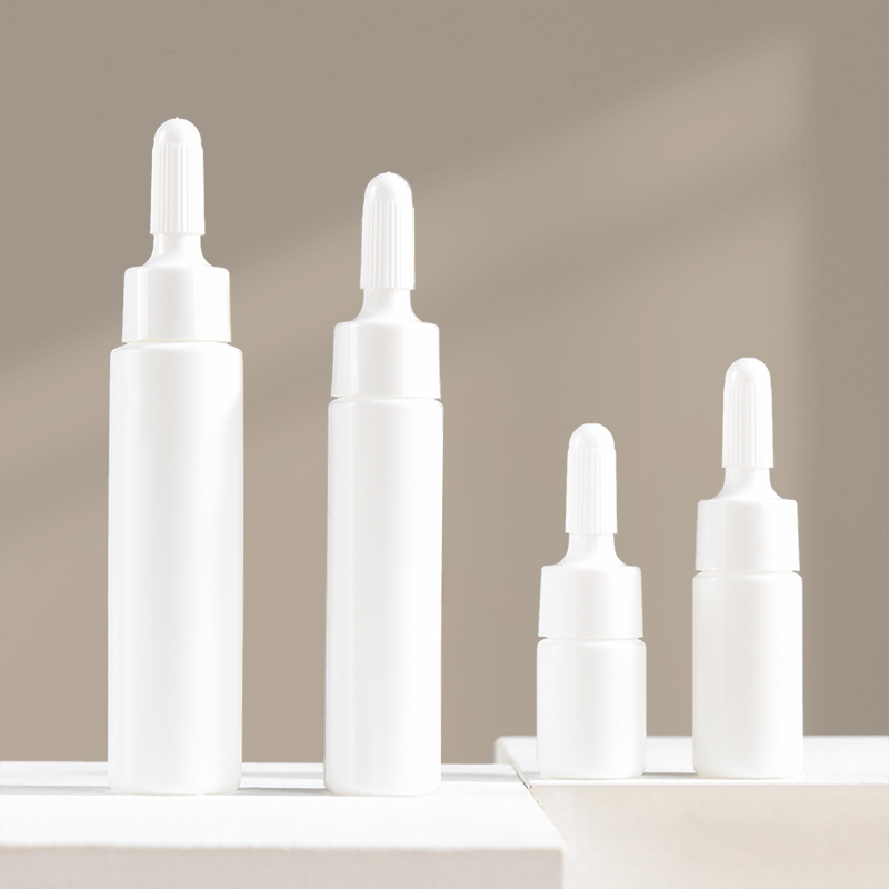 3ml,5ml,10ml,15ml Packaging PE pointed hose bottle cosmetics press bottle plastic essence oil lotion trial small capacity