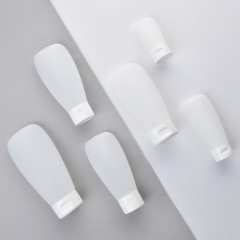 30ml,60ml,100ml,120ml,150ml,200ml,350ml PE hose squeeze flip bottle cosmetic packaging bottle facial cleanser shower gel lotion free wash hand sanitizer