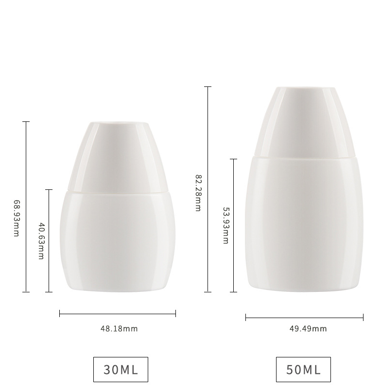 30ml,50ml PE lotion bottle 30g50g sun cream bottle isolation cream press anti hose hand cream bottle
