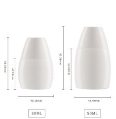 30ml,50ml PE lotion bottle 30g50g sun cream bottle isolation cream press anti hose hand cream bottle
