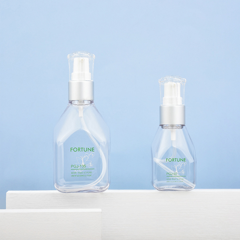 40ml,50ml,135ml PETG cosmetic bottle toner pure dew essence bottle sub-bottling set multi-capacity empty bottle packaging material