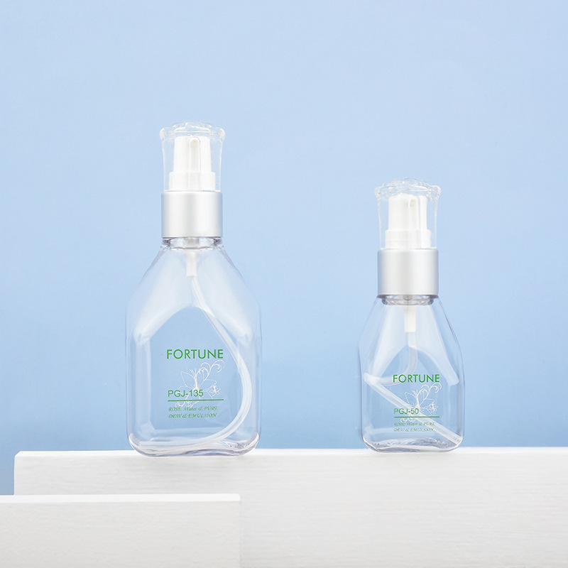 40ml,50ml,135ml PETG cosmetic bottle toner pure dew essence bottle sub-bottling set multi-capacity empty bottle packaging material