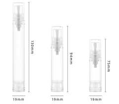 5ml,10ml,15ml AS thin tube vacuum bottle lotion spray bottle cosmetic press essence bottle sub-bottle