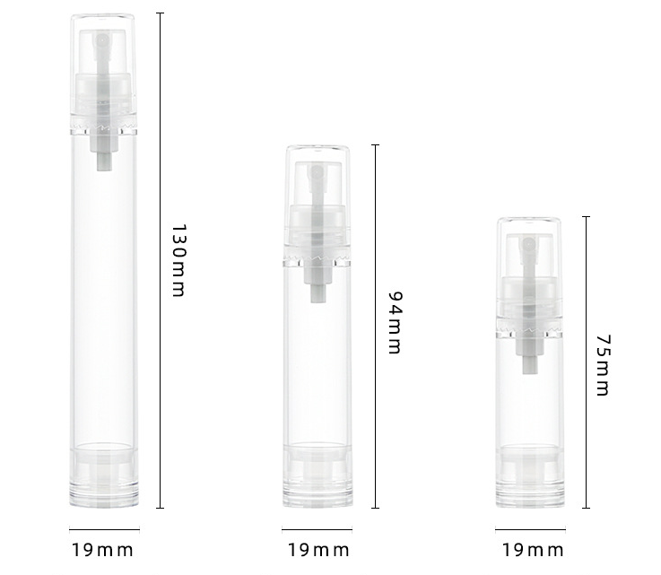5ml,10ml,15ml AS thin tube vacuum bottle lotion spray bottle cosmetic press essence bottle sub-bottle