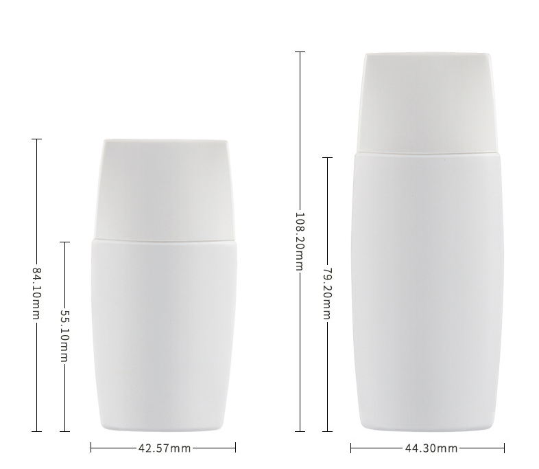 PE lotion bottle 30g50g press sunscreen bottle skin care product packaging material isolation cream hose hand cream bottle sub-bottle