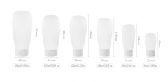 30ml,60ml,100ml,120ml,150ml,200ml,350ml PE hose squeeze flip bottle cosmetic packaging bottle facial cleanser shower gel lotion free wash hand sanitizer