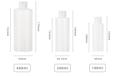 12ml,18ml,30ml,50ml,100ml,200ml,400ml PE hose packaging cover squeeze cosmetic travel bottle