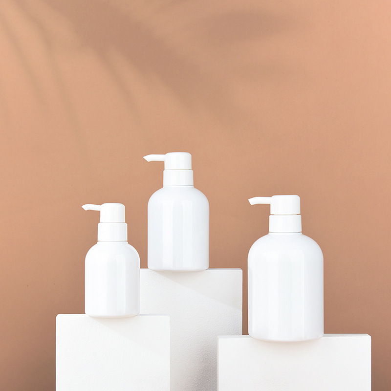 300ML，400ML，500ML，600ML PET lotion shower gel shampoo hand soap large capacity empty bottle packaging material