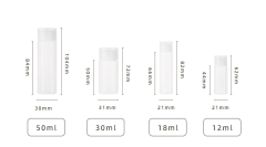 12ml,18ml,30ml,50ml,100ml,200ml,400ml PE hose packaging cover squeeze cosmetic travel bottle