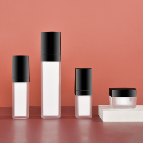 15ml,30ml,50ml,100ml Right angle square acrylic bottle lotion spray cosmetic bottle essence set bottle packaging material