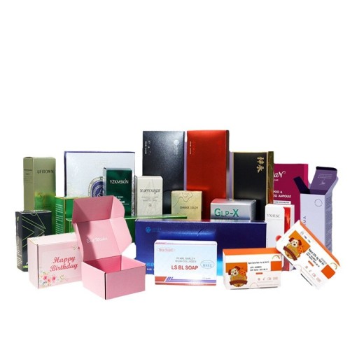 Customized packaging boxes, white cardboard boxes, corrugated airplane boxes, cosmetic packaging boxes, folding paper boxes, color box printing