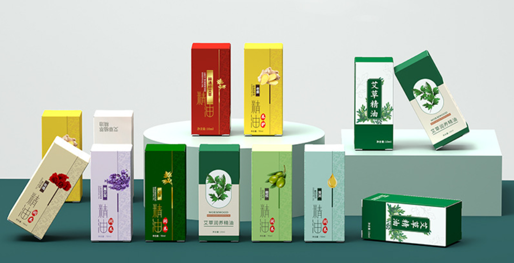 Professional essential oil box custom card box color box white card paper box major brand OEM essential oil box packaging box printing custom